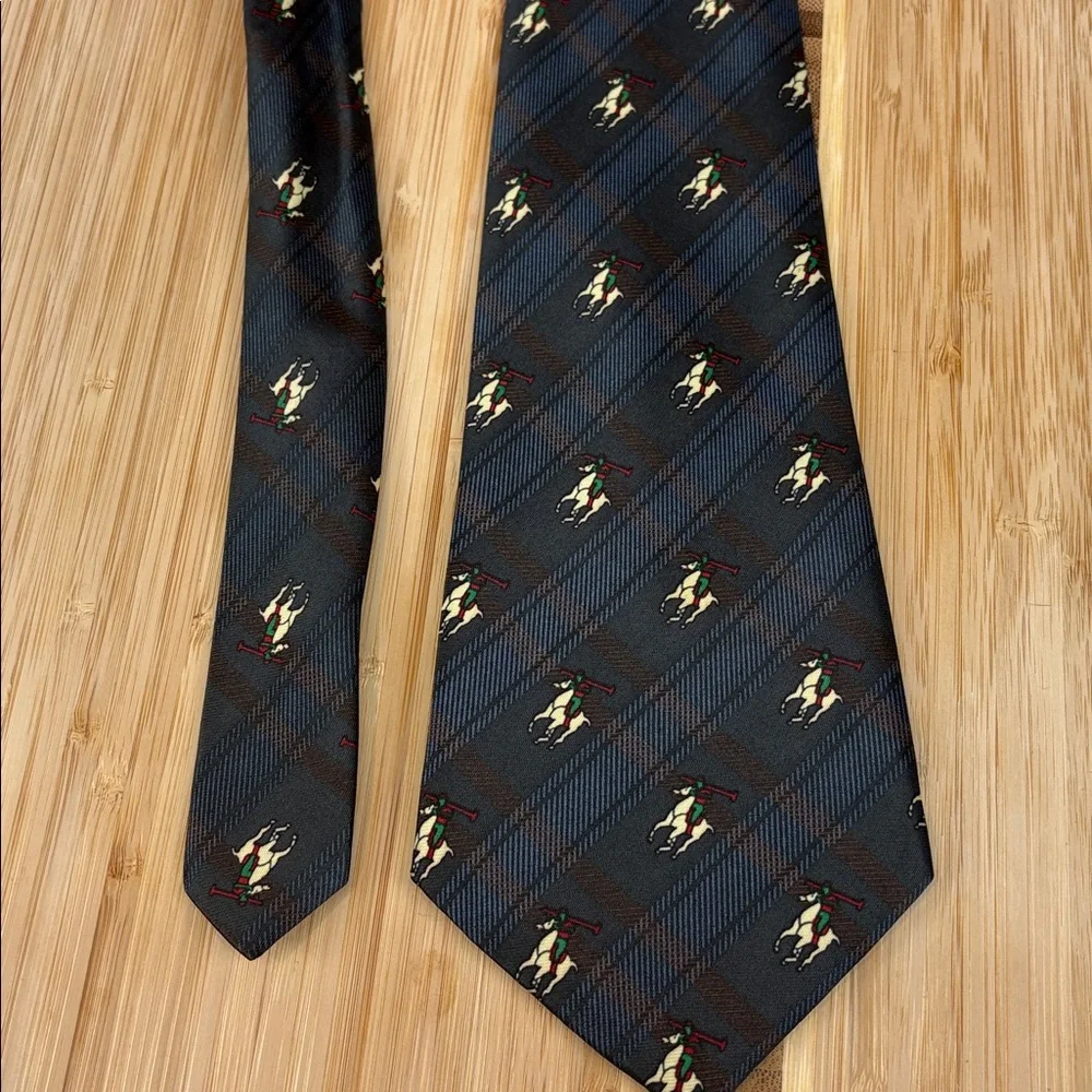 Mercedes Neck Tie‎ Blue & Red Silk